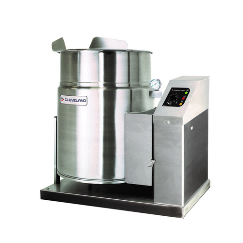 Cleveland Range KGT6T Tilting Kettle Gas Countertop 6 Gallon 23L Capacity 2/3 Steam Jacket Self Contained Gear Box
