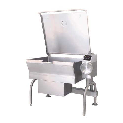 Cleveland Range SGL40T1 PowerPan Tilting Skillet Gas 40 Gallon Capacity Bead Blasted Cooking Surface 10 Degree Tilt Feature