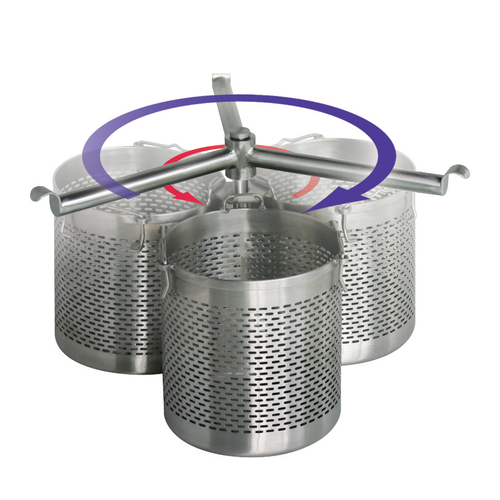 Cleveland Range TBS60SH Tri-Basket Strainer System 60 Gallon Short Body Kettle 3BS6