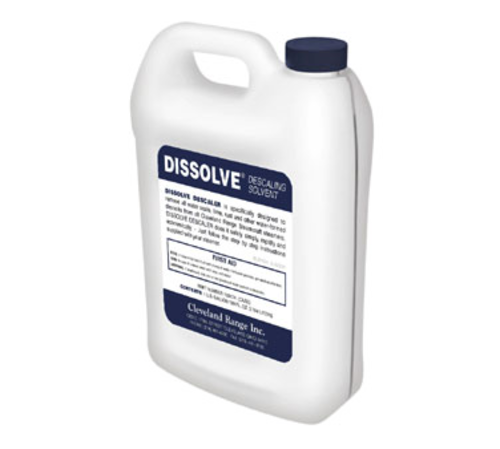 Cleveland Range DISSOLVE Descaling Solution 6 One Gallon Containers with Quart Markings PN 106174