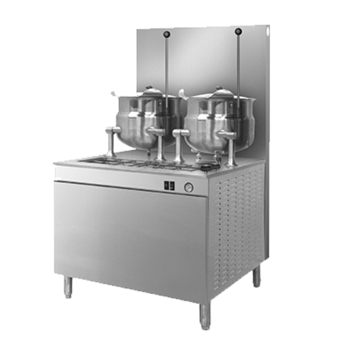 Cleveland Range 36GMK1010300 Kettle Cabinet Assembly Gas 36 Inch W Cabinet Base Two 10 Gallon Kettles 300000 BTU Boiler
