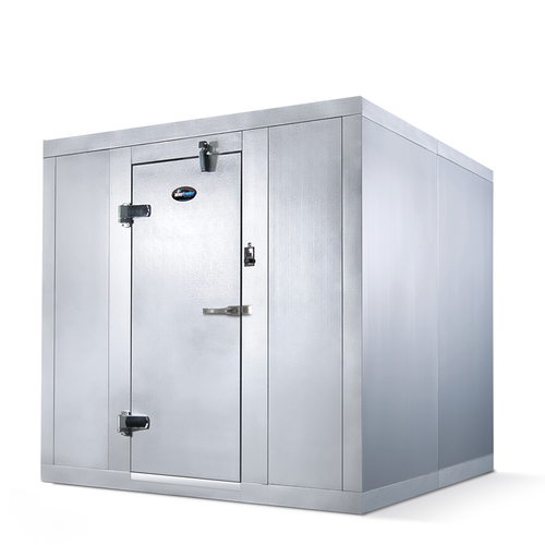 Amerikooler QF080877F Indoor Quick Ship Walk-in Freezer Panels Only 7-10 W x 7-10 1-8 L x 7-7 H with Aluminum Floor