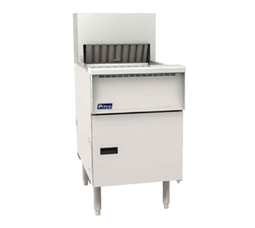 Pitco PCF-18 Crisp N Hold Crispy Food Station Floor Model 3 Sections 1050 cu in Circulated Air Heating Stainless Steel