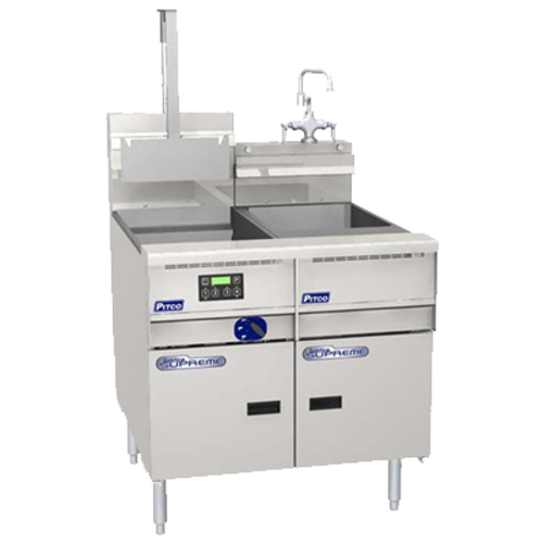 Pitco SSPE14 Solstice Supreme Pasta Cooker 12 Gallon Electric 4 Button Digital Controller Stainless Steel