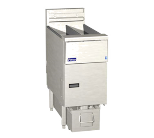 Pitco SE14TS-1FD Solstice Prepackaged Fryer System Electric Twin Tanks 20-25 lb Oil Capacity ENERGY STAR UL NSF CE