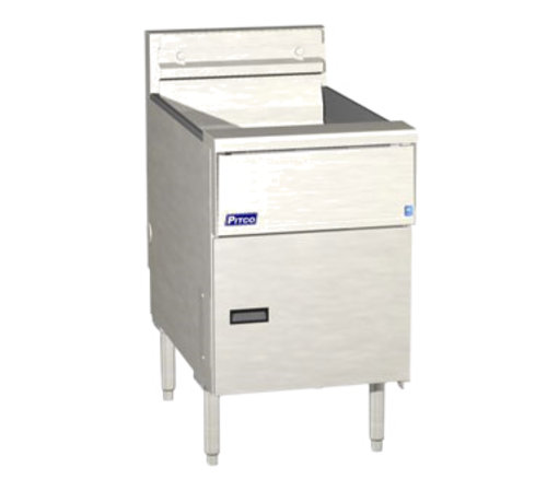 Pitco SE18 Solstice Fryer Electric Floor Model 70-90 lb Oil Capacity Solid State Controls Stainless Steel Tank