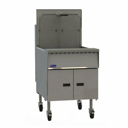 Pitco SGM24 MEGAFRY Fryer gas high efficiency 24x24 frying area 140-150 lb oil capacity solid state controls