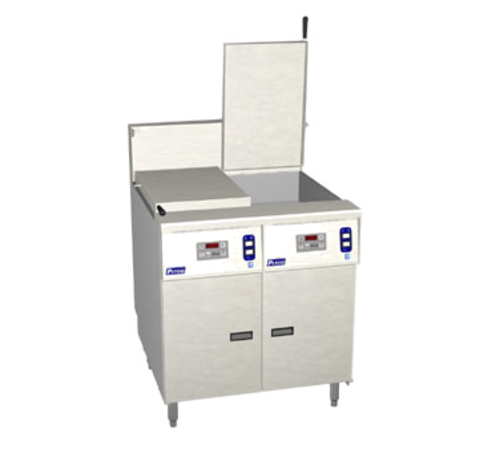 Pitco SRTG14-2-GM Solstice Rethermalizer Dual Gas 17.5 Gallon Digital Controls 110000 BTU NSF CE CSA Flame