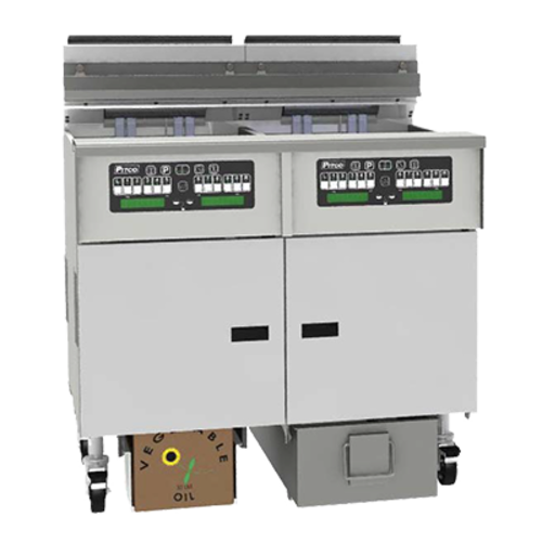 Pitco SELV184X-C/FD Solstice Reduced Oil Volume Fryer Electric 40 lb Oil Capacity Computer Controls Stainless Steel