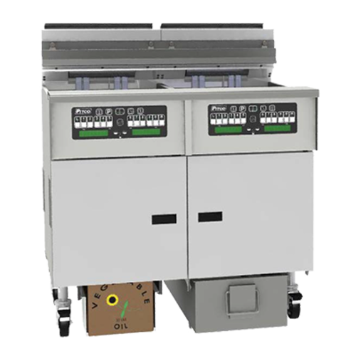 Pitco SELV184-C/FD Solstice Reduced Oil Volume Fryer Electric 40 lb Oil Capacity Computer Controls Stainless Steel