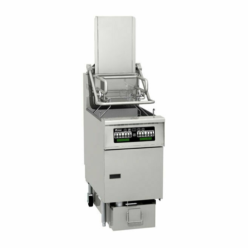 Pitco SFSELVRF Solstice Supreme Reduced Oil Volume Fryer System with Advanced Automatic Filtration and Lift Assist