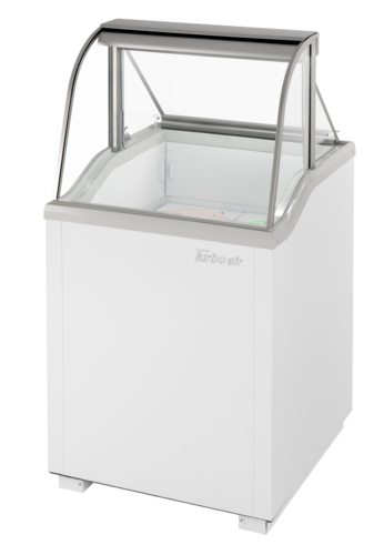 Turbo Air TIDC-26W-N Ice Cream Dipping Cabinet 26W x 26D x 51H 4 Tub Capacity LED Lighting Manual Defrost