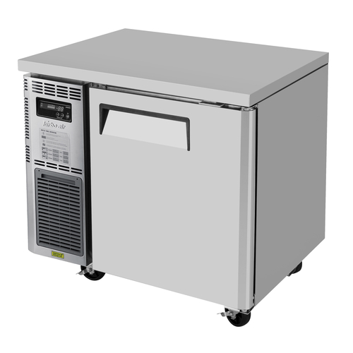 Turbo Air JUR-36-N6 J Series Side Mount Undercounter Refrigerator 35-3/8W x 27-1/2D x 28-3/4H 6.37 cu ft ENERGY STAR