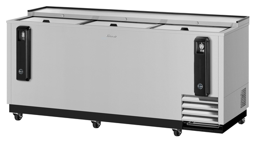 Turbo Air TBC-80SD-N Super Deluxe Bottle Cooler 80.5W x 26.5D x 33.25H 22.6 cu.ft Self-Cleaning Condenser
