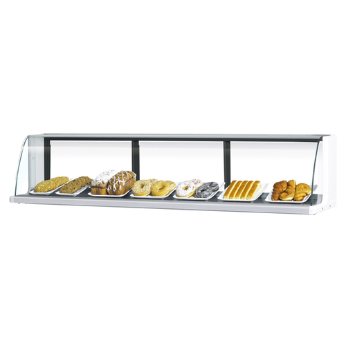 Turbo Air TOMD-30LW Top Display Dry Case for Open Display Merchandiser TOM-30S-L 28W x 12D x 13H Glass Front Shield