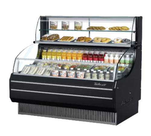 Turbo Air TOMD-60HW Top Display Dry Case High Model for Open Display Merchandiser 63 1/4 W x 12 1/4 D x 17 3/4 H