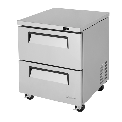 Turbo Air TUF-28SD-D2-N Super Deluxe Series Undercounter Freezer 27-1/2W x 31D x 35-5/8H 68 cu ft