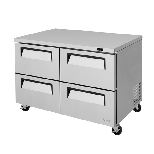 Turbo Air TUF-48SD-D4-N Super Deluxe Series Undercounter Freezer 48-1/2W x 31D x 35-5/8H 12.2 cu ft