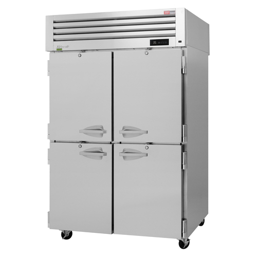 Turbo Air PRO-50-4R-N AR PRO Series Refrigerator Two Section 47.57 cu ft Capacity Stainless Steel Doors