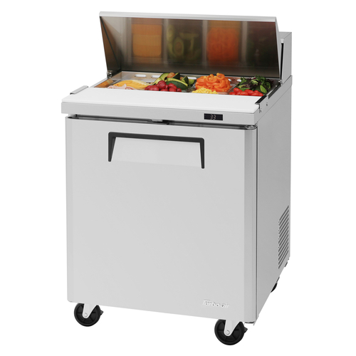 Turbo Air MST-28-N M3 Series Sandwich Salad Unit 7 cu ft 8 Pan Top Digital Temp Control Stainless Steel