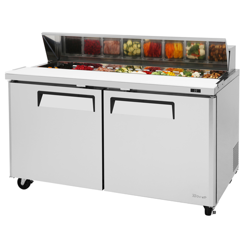 Turbo Air MST-60-N M3 Series Sandwich Salad Unit 16 Pan Top Opening with Digital Temperature Control