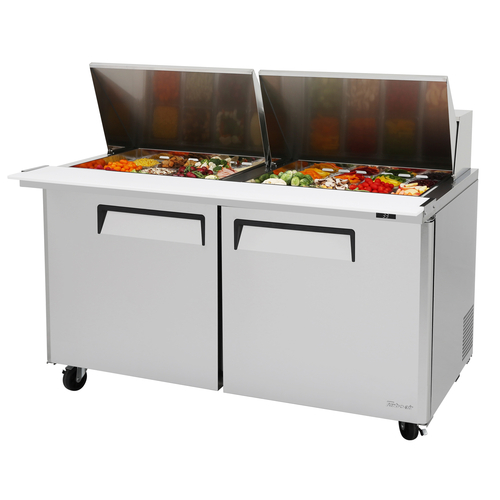 Turbo Air MST-60-24-N M3 Series Sandwich Salad Mega Top Unit 19 cu ft 24 Pan Digital Temp Control Stainless Steel