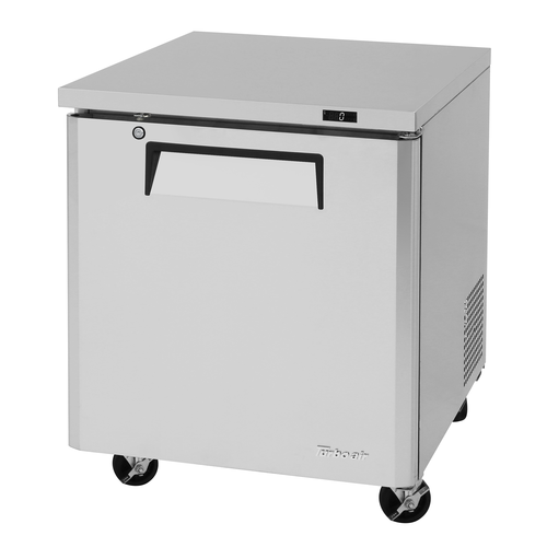 Turbo Air MUF-28-N M3 Series Undercounter Freezer 68 cu ft Self Cleaning Condenser Locking Door Stainless Steel