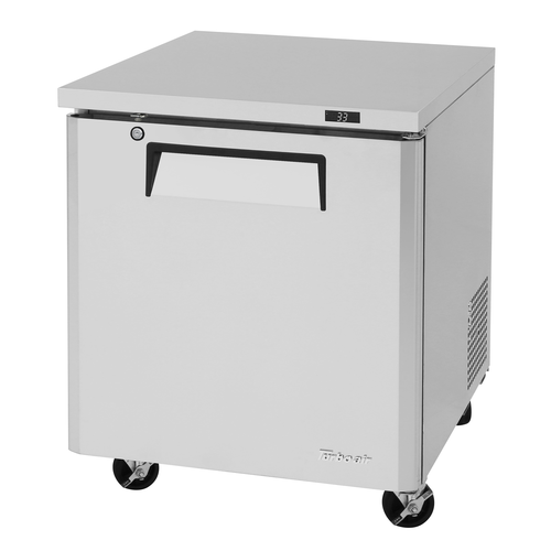 Turbo Air MUR-28-N M3 Series Undercounter Refrigerator 6.8 cu ft Self Cleaning Condenser Locking Door Stainless Steel