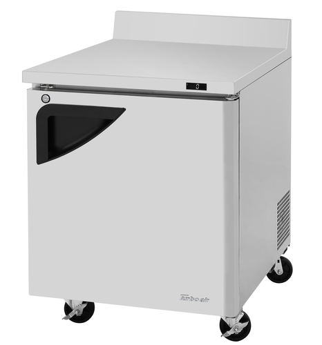 Turbo Air TWF-28SD-N Super Deluxe Worktop Freezer 6.81 cu ft Self Cleaning Condenser LED Lighting Stainless Steel