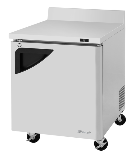 Turbo Air TWR-28SD-N Super Deluxe Worktop Refrigerator 6.8 cu ft Self Cleaning Condenser Stainless Steel Door