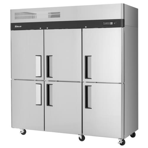 Turbo Air M3F72-6-N M3 Freezer Reach In Three Section 65.6 Cu Ft Digital Thermometer Self Cleaning Condenser