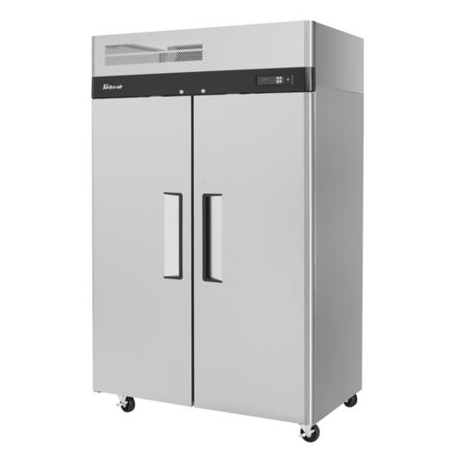 Turbo Air M3R47-2-N-AL Reach In Refrigerator 42.3 Cu Ft Stainless Steel 2 Section LED Thermometer Energy Star
