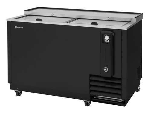 Turbo Air TBC-50SB-N6 Super Deluxe Bottle Cooler 50W x 26-1/2D x 33-1/4H 13.5 cu.ft Self-Cleaning Condenser