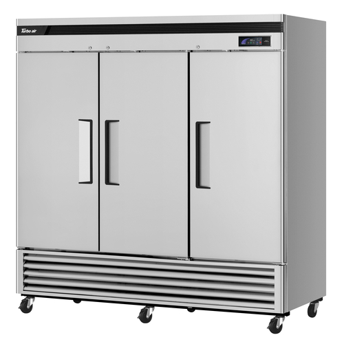Turbo Air TSR-72SD-N Super Deluxe Refrigerator Three Section 64.1 Cu Ft Stainless Steel Energy Star