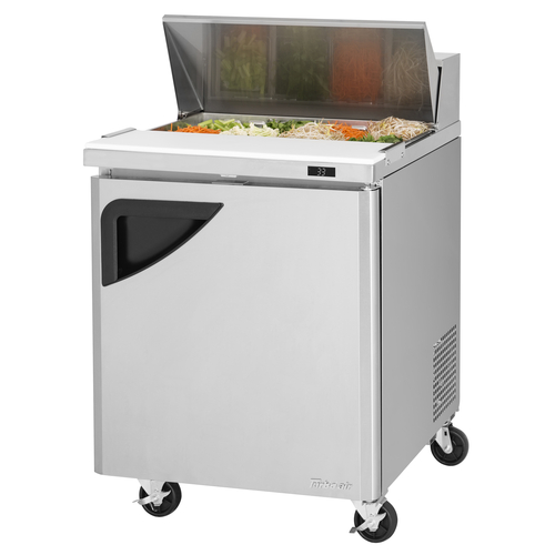 Turbo Air TST-28SD-N Super Deluxe Sandwich Salad Unit 7 cu ft Stainless Steel 8 Pan Opening Self Cleaning