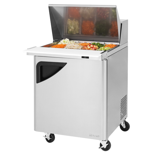Turbo Air TST-28SD-12-N Super Deluxe Sandwich Salad Mega Top Unit 27-1/2W x 37D x 44-34H 8 cu ft Capacity