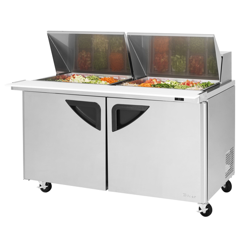 Turbo Air TST-60SD-24-N Super Deluxe Sandwich Salad Mega Top Unit 19 cu ft Stainless Steel 24 Pan Opening