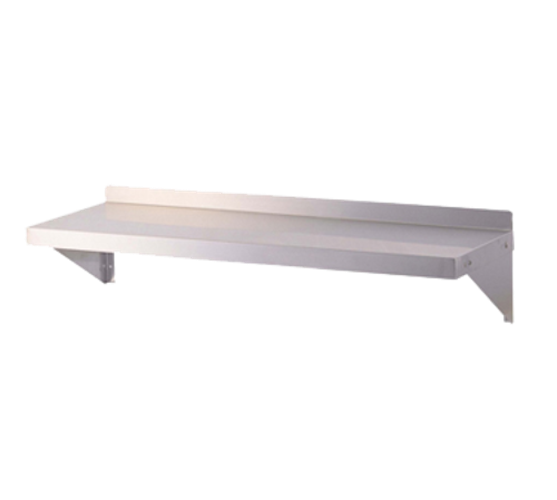 Turbo Air TSWS-1236 Shelf wall-mounted 36W x 12D 2H rear up-turn 18304 stainless steel NSF