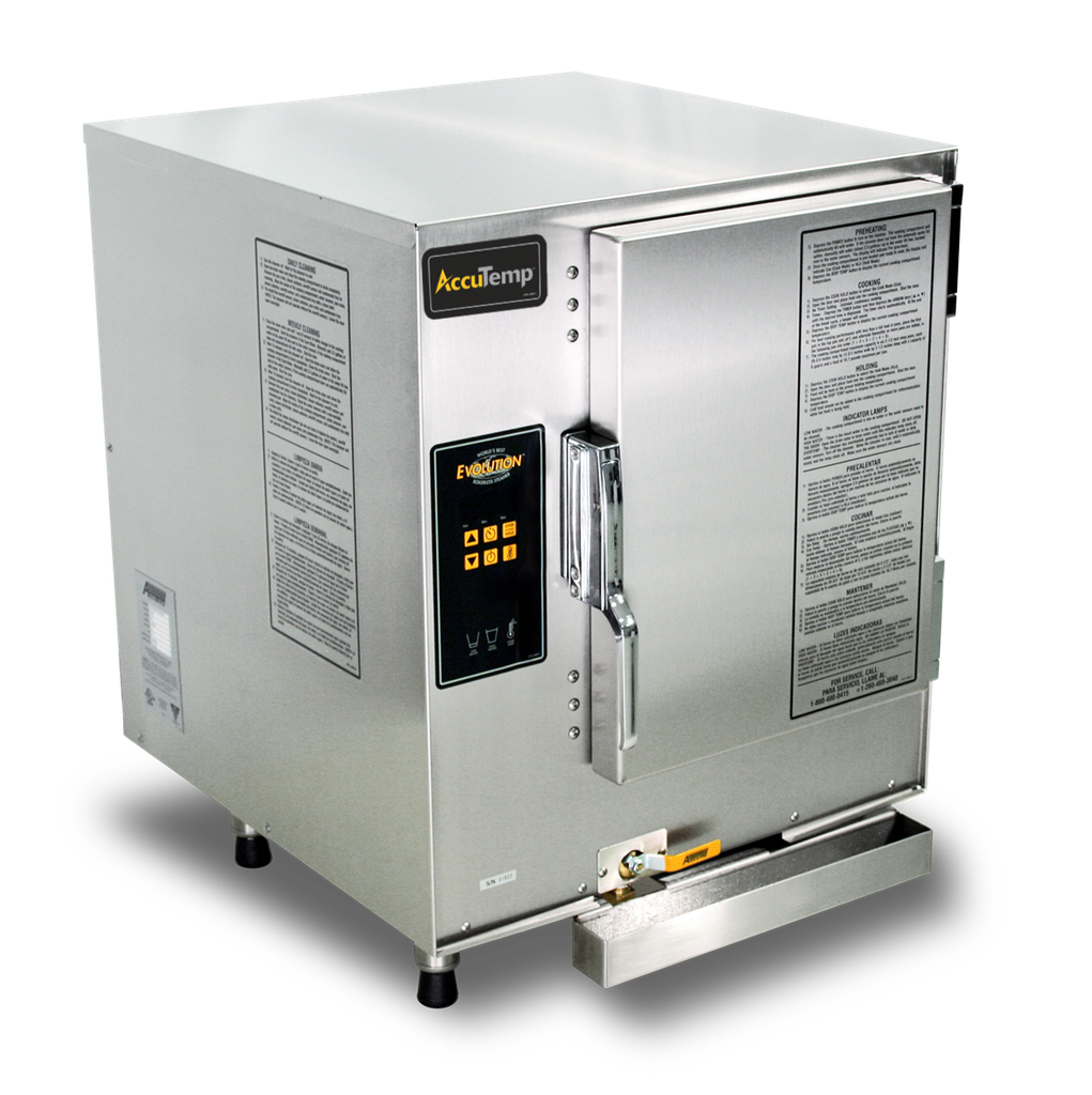 AccuTemp E64803D140 Steamer, Convection, Boilerless, Countertop
