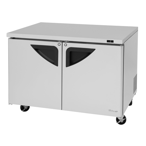 Turbo Air TUF-48SD-N Super Deluxe Series Undercounter Freezer 48.5 inch 12.2 cu ft Self Cleaning Condenser