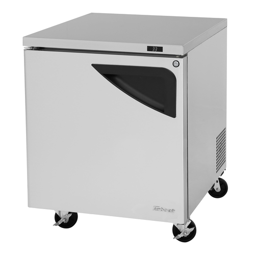Turbo Air TUR-28SD-N Super Deluxe Series Undercounter Refrigerator 27-1/2W x 31D x 35-5/8H 6.8 cu ft Self Cleaning