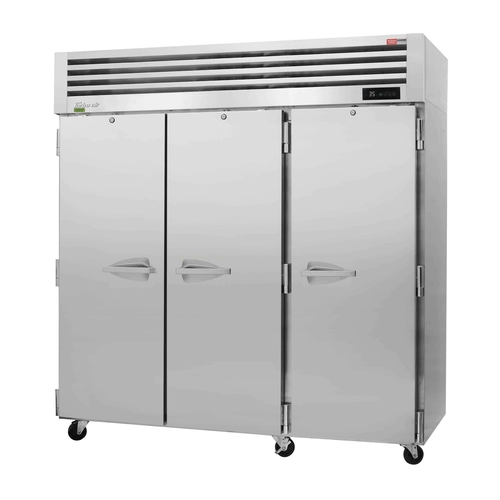 Turbo Air PRO-77R-N PRO Series Refrigerator Three Section 75 Cu Ft Capacity Digital Temp Control LED Lighting