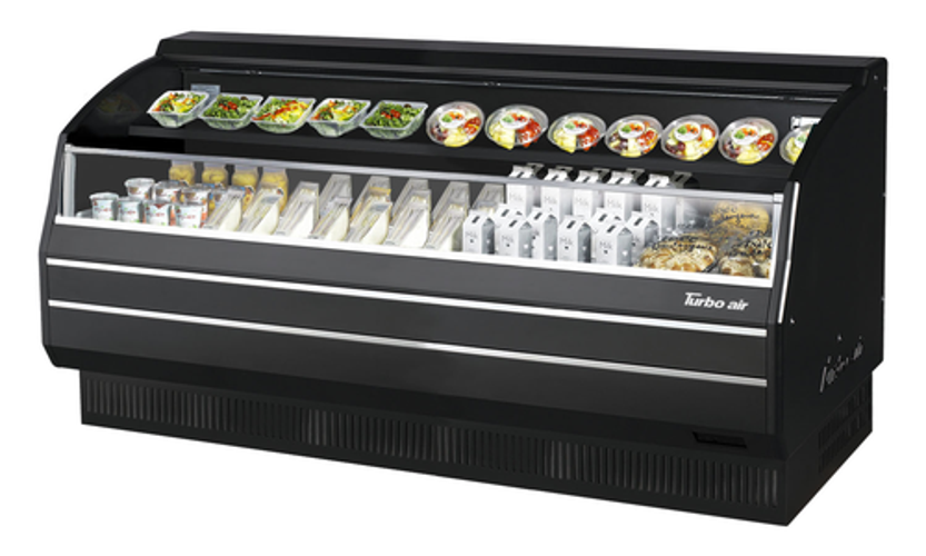 Turbo Air TOM-75LB-SP-A-N Horizontal Open Display Merchandiser 14.8 cu ft Self Contained Refrigeration