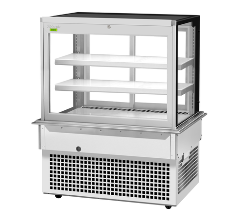Turbo Air TBP48-54FDN Drop-In Refrigerated Bakery Display Case 50W 17 cu ft Self-Contained Refrigeration