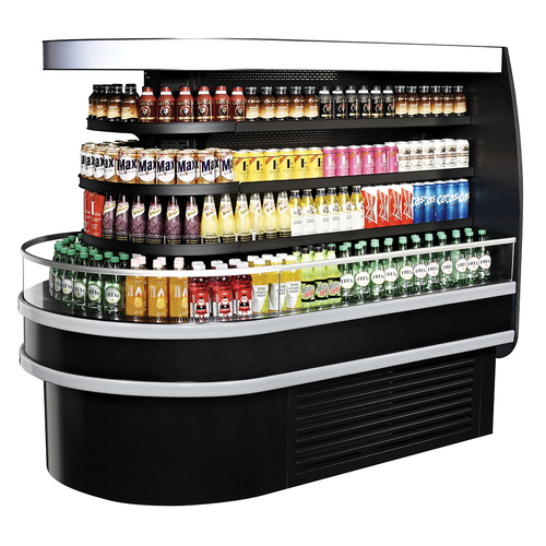 Turbo Air TIOM-36RSB-N Island Display Self-Serve Refrigerated Merchandiser 20 cu ft capacity 48W x 61D x 65H