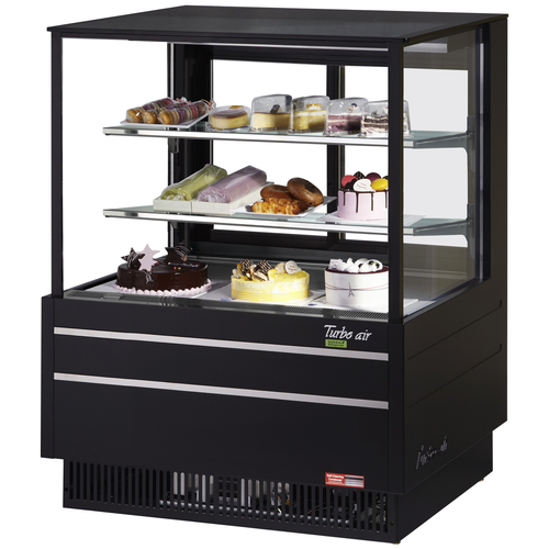 Turbo Air TCGB-36UF-WB-N Refrigerated Display Case 11.8 cu ft Capacity Self Cleaning Condenser LED Lighting