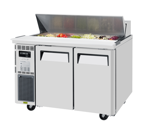 Turbo Air JST-48-N J Series Sandwich Salad Unit 47-1/4 inch 12 Pan Top Digital Temp Control Stainless Steel