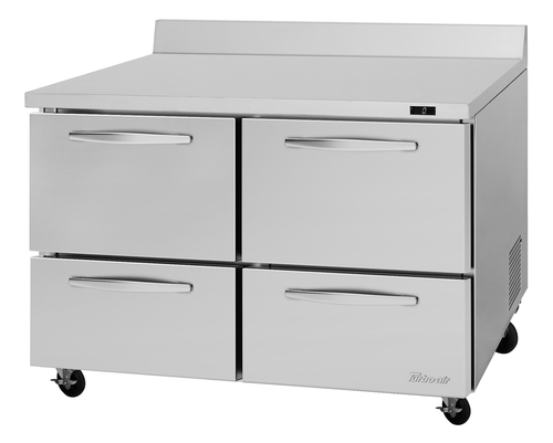 Turbo Air PWF-48-D4-N PRO Series Worktop Freezer 12.8 cu.ft. 48-1/4W x 32D x 38-5/8H Self-Contained Refrigeration