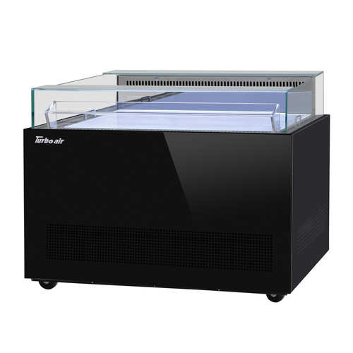 Turbo Air TOS-50NN-WB Open Display Sandwich and Cheese Merchandiser 50 inch Self Cleaning Condenser 2.35 cu ft Capacity
