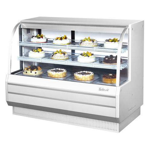 Turbo Air TCGB-60-WB-N Refrigerated Bakery Display Case 60 1/2 inch W 19.4 cu.ft Self Cleaning Condenser
